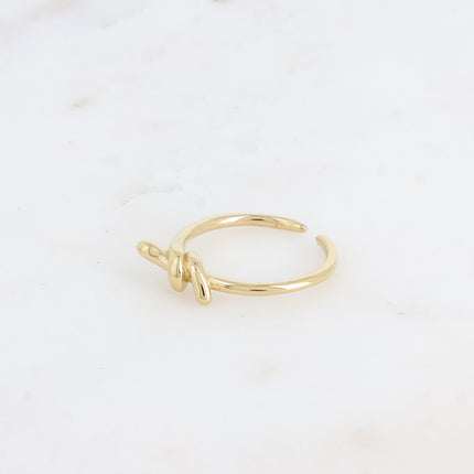 Bague fine Nyssane - motif noeud