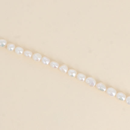 Bracelet on a cord - 8mm freshwater pearls