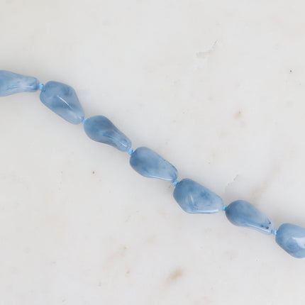 Bracelet sur cordon - morceaux de résine colorée