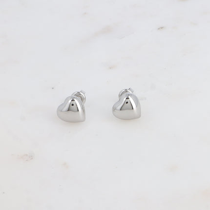 Boucles puces - petit coeur bombé