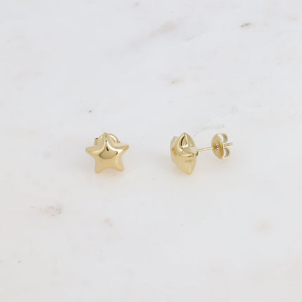 Boucles puces - petite étoile origami