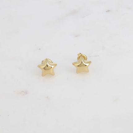 Boucles puces - petite étoile origami