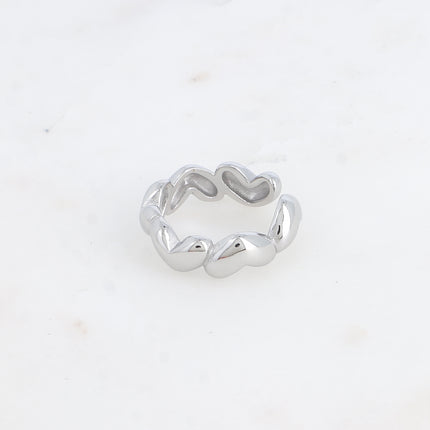 Bague - anneau multi coeurs