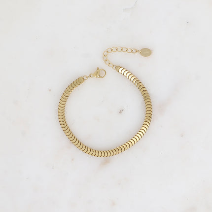 Bracelet - maille effet écaille