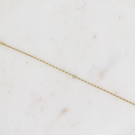 Bracelet Callis - maille effet torsadée fine