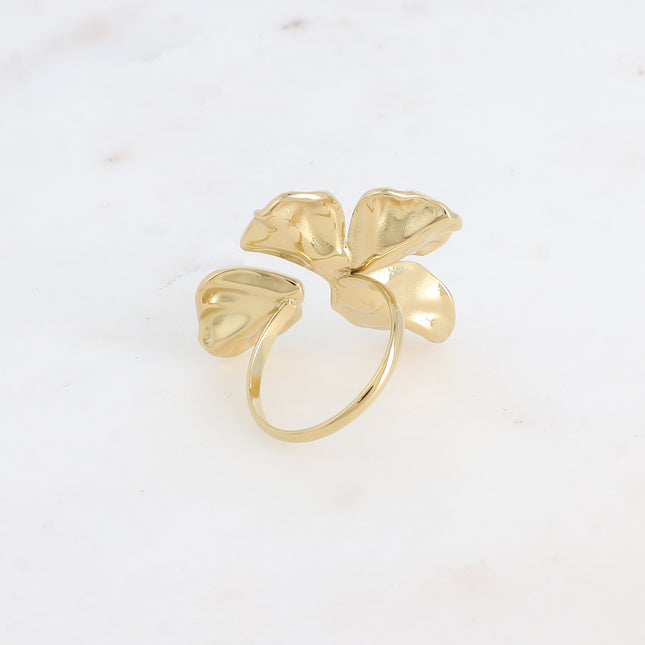 Bague ouverte Félicitie - jolis feuillages