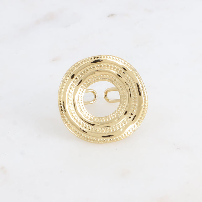 Bague - cercle effet milgrain