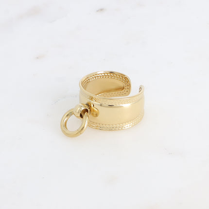 Bague large - anneau pendant
