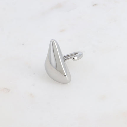 Bague ouverte Lirea - forme triangulaire bombée