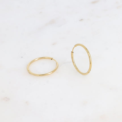Créoles - anneau rond 23 mm