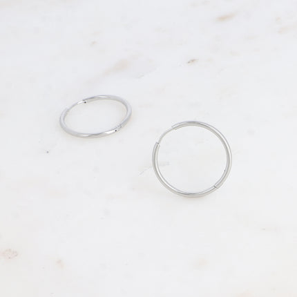 Créoles - anneau rond 23 mm