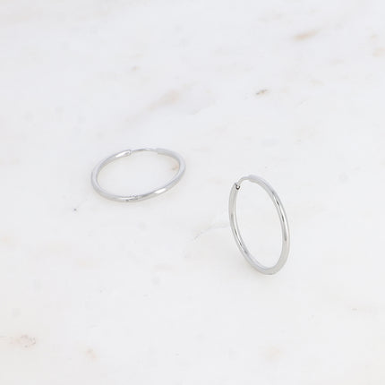 Créoles - anneau rond 23 mm
