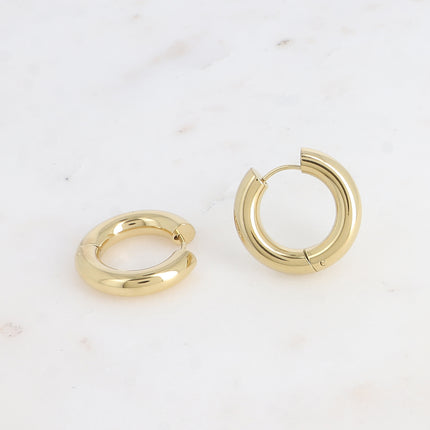 Créoles - anneau rond épais 24mm