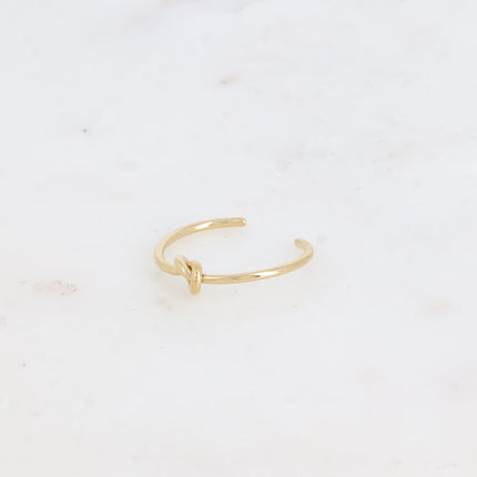 Bague fine - motif noeud