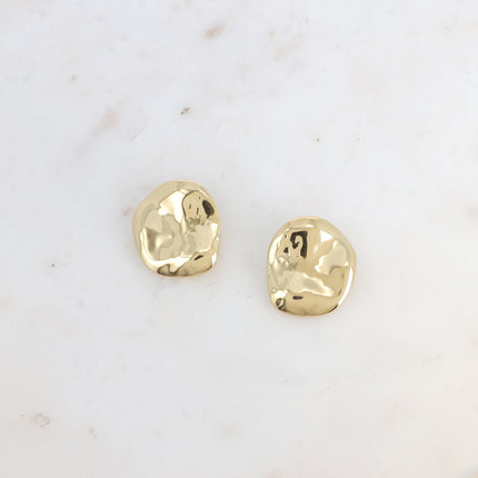Boucles puces - petite pièce martelée