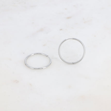 Créoles - anneau classique 30mm épaisseur 2mm
