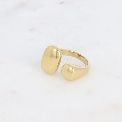 Bague ouverte - formes rectangulaire et carré