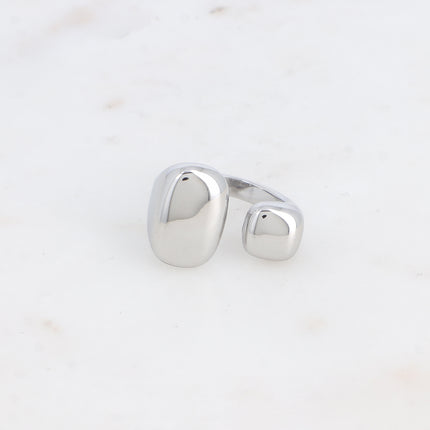 Bague ouverte - formes rectangulaire et carré