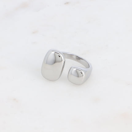 Bague ouverte - formes rectangulaire et carré