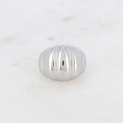 Bague - forme bombée effet coquillage