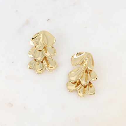 Boucles pendantes - 3 feuillages