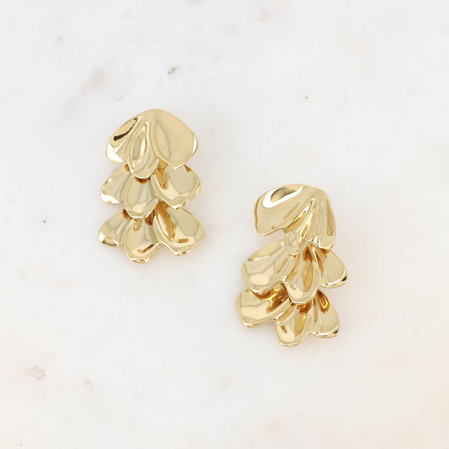 Boucles pendantes - 3 feuillages