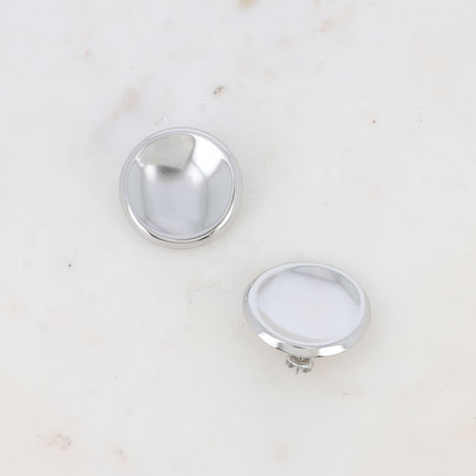 Boucles puces - pièce ronde incurvée 33mm