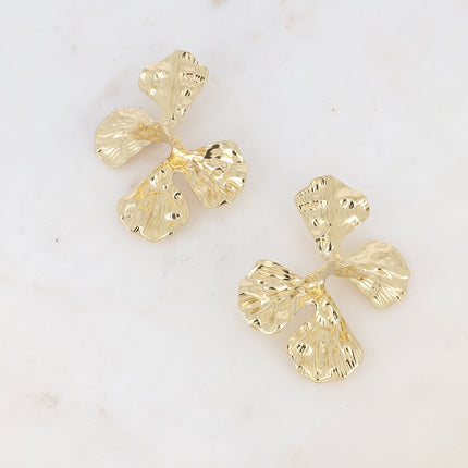 Boucles puces - grande pièce en feuillage texturé