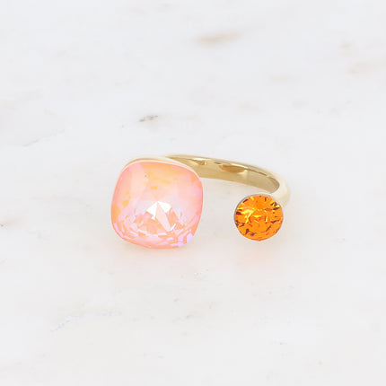 Bague Beata - ornée de 2 cristaux Swarovski®