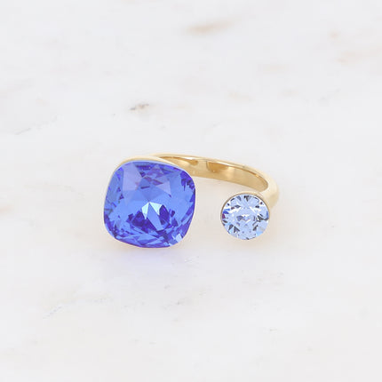 Bague Beata - ornée de 2 cristaux Swarovski®