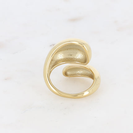 Bague ouverte - 2 formes bombées