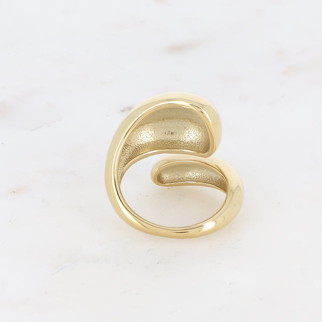 Bague ouverte - 2 formes bombées