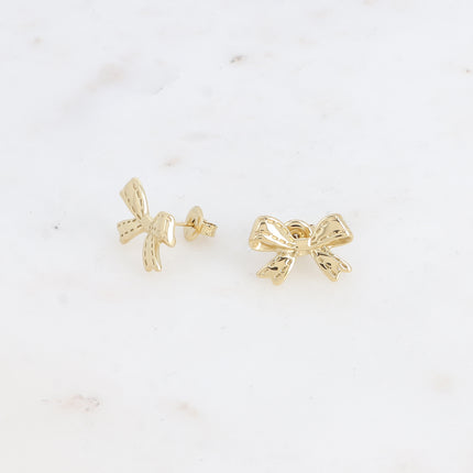 Stud earrings - small bow tie