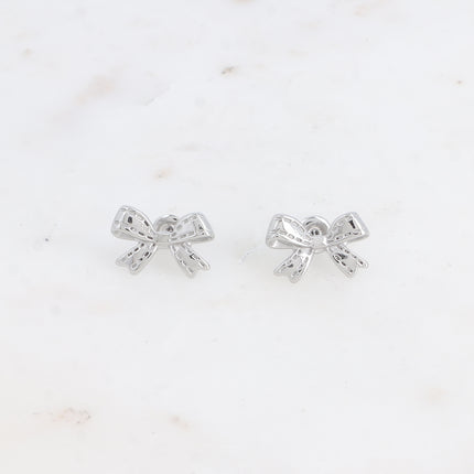 Stud earrings - small bow tie