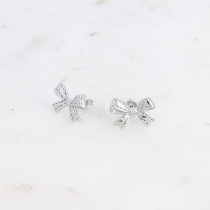Stud earrings - small bow tie