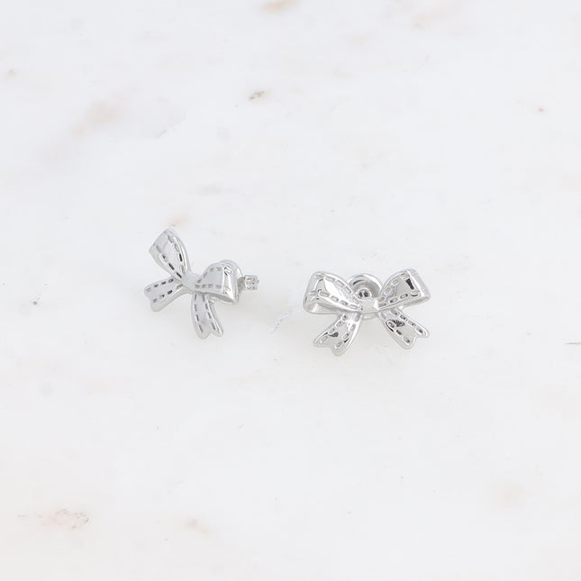 Stud earrings - small bow tie