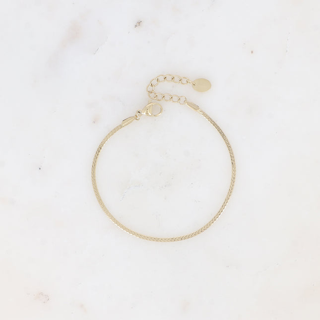 Bracelet - maille anglaise plate 2mm