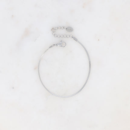 Bracelet - maille anglaise plate 2mm