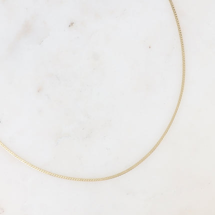 Collier - maille anglaise plate 2mm