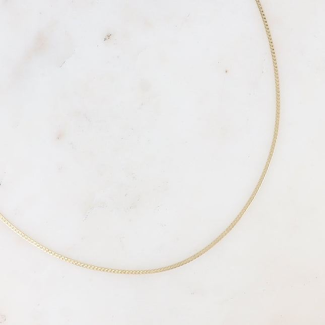 Collier - maille anglaise plate 2mm