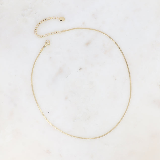 Collier - maille anglaise plate 2mm