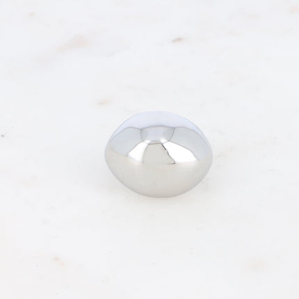 Bague - pièce bombée ovale