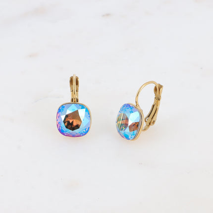Boucles Béa - cristaux Swarovski® 4470 10mm