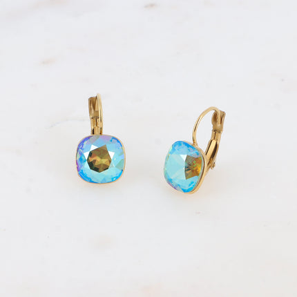 Boucles Béa - cristaux Swarovski® 4470 10mm