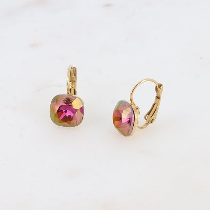 Boucles Béa - cristaux Swarovski® 4470 10mm