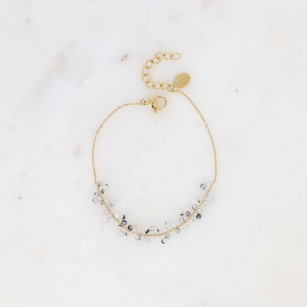 Bracelet - Zigzag of natural stones