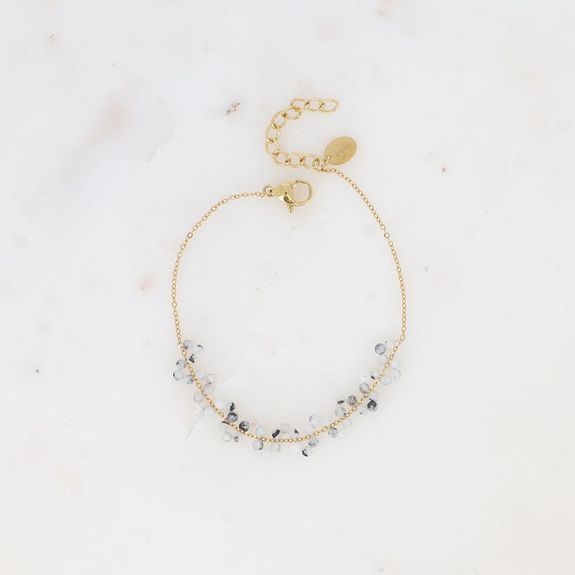 Bracelet - Zigzag of natural stones