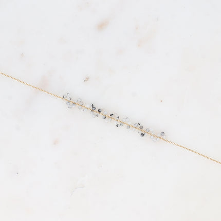 Bracelet - Zigzag of natural stones