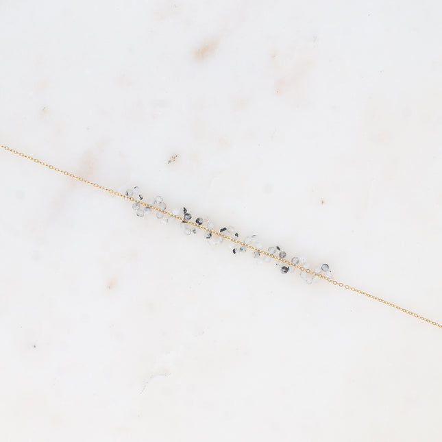 Bracelet - Zigzag of natural stones