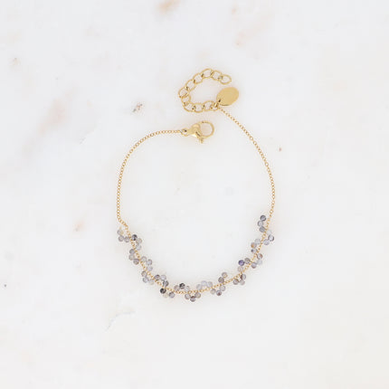 Bracelet - Zigzag of natural stones
